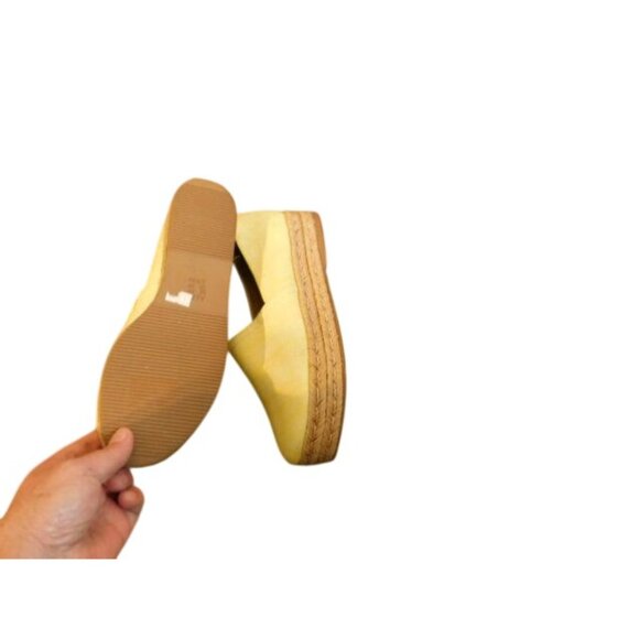 Naturalizer Size 9.5M Tweedy Fabric Rope Covered Platform Shoes NEW - Picture 4 of 4